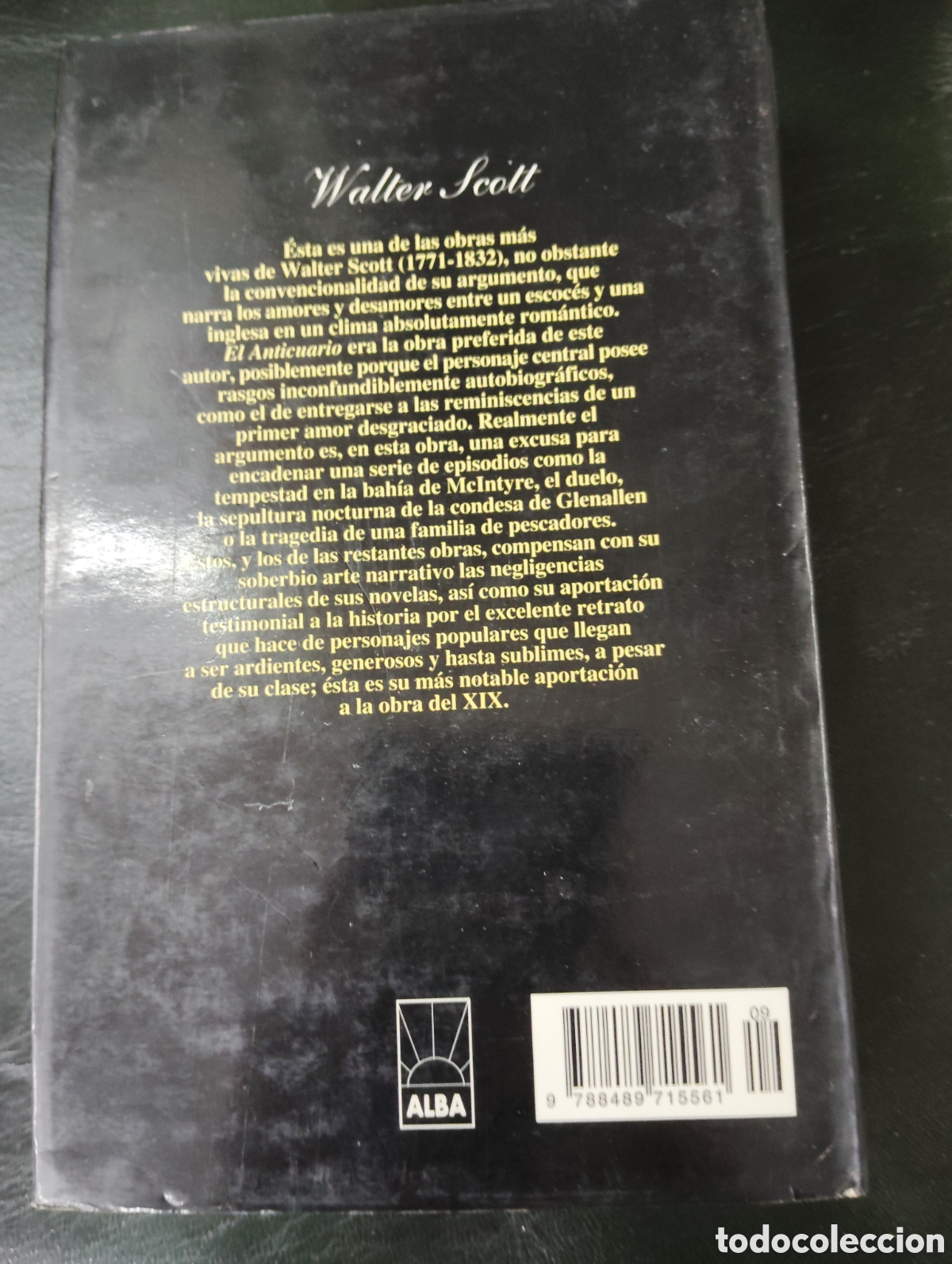 Libros de segunda mano: El anticuario - Walter Scott - Alba - Foto 2