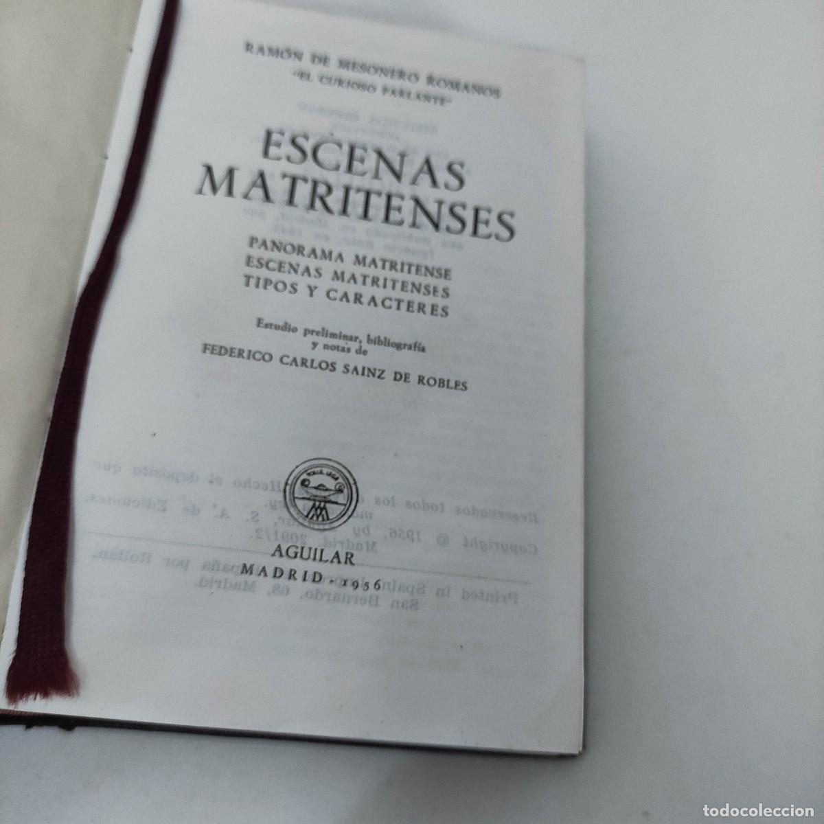 Libros de segunda mano: ESCENAS MATRITENSES. RAMON DE MESONERO ROMANOS. - Foto 5