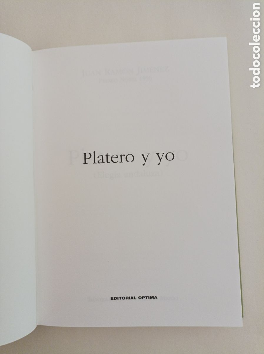 Libros de segunda mano: Platero y yo (edici&oacute;n ilustrada) / Juan Ram&oacute;n Jim&eacute;ne - Foto 2