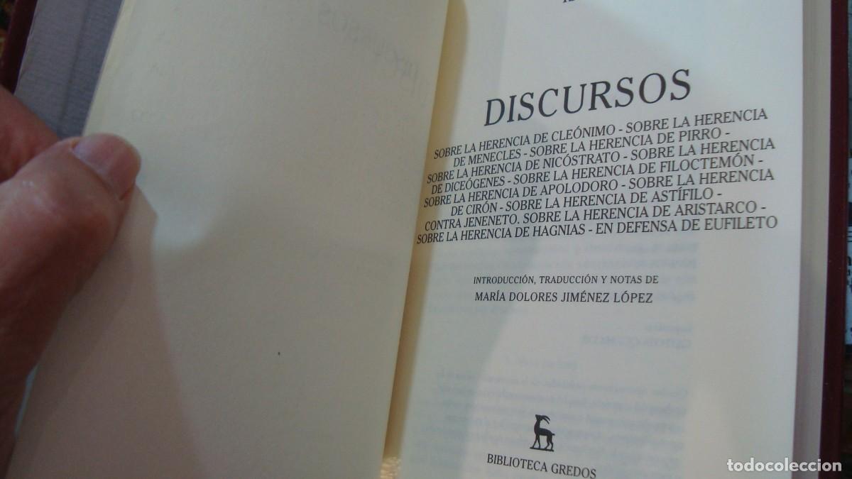 Libros de segunda mano: Discursos. Iseo. Gredos, 2007. - Foto 3