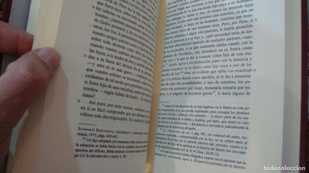 Libros de segunda mano: Discursos. Iseo. Gredos, 2007. - Foto 4