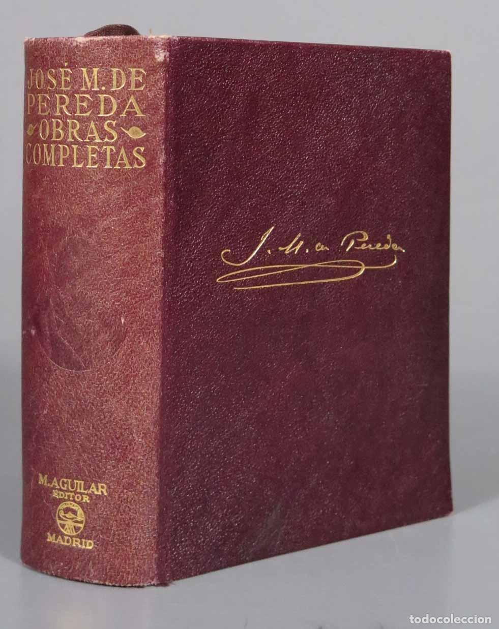 Libros de segunda mano: OBRAS COMPLETAS. PEREDA, Jos&eacute; Mar&iacute;a de 1943 AGUILAR - Foto 1