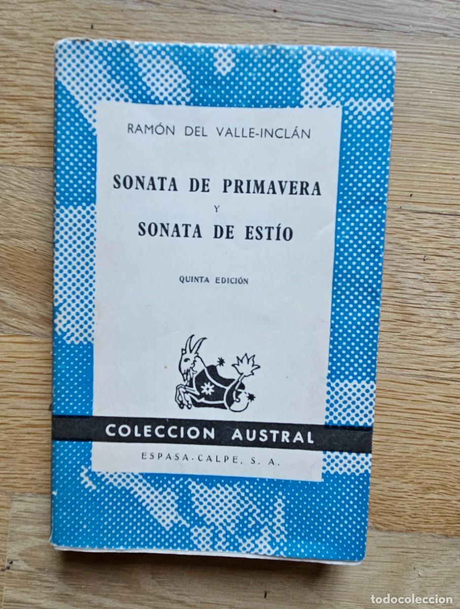 Libros de segunda mano: Valle - Incl&aacute;n. Sonata de Primavera y Sonata de Est&iacute;o - Foto 1