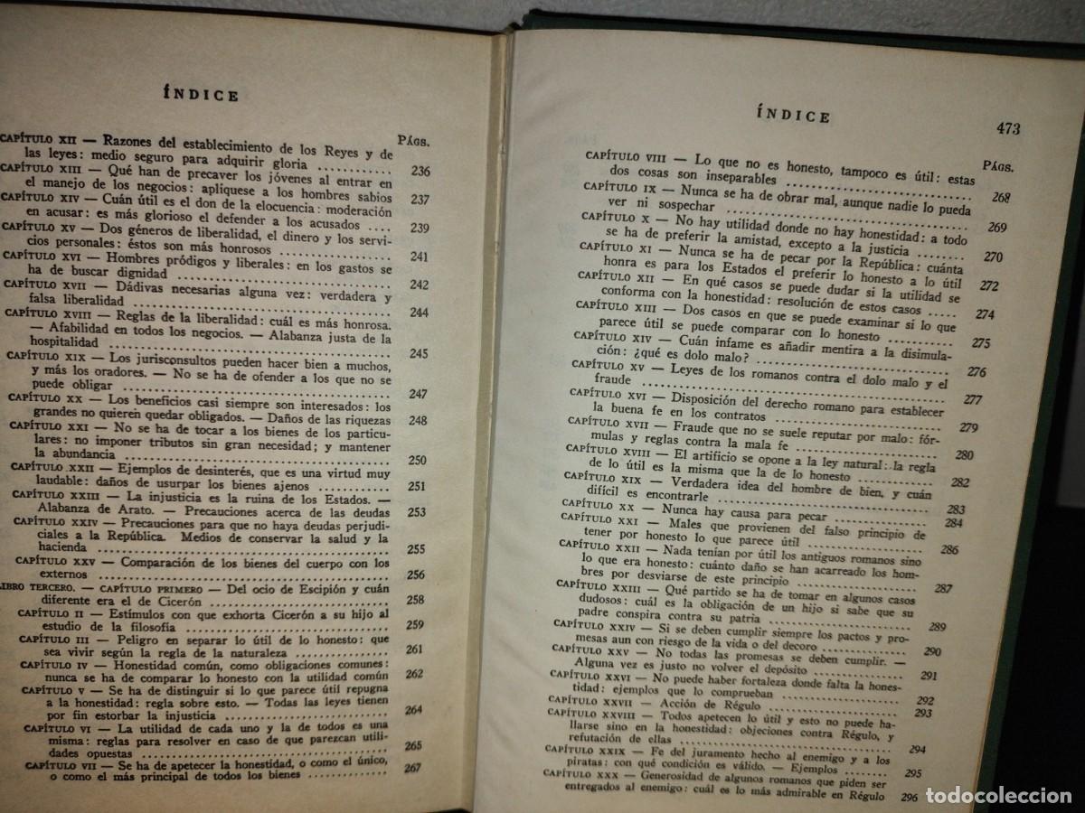 Libros de segunda mano: 153- LOS CL&Aacute;SICOS. CICER&Oacute;N Y S&Eacute;NECA, TRATADOS MORALES - EDITORIAL CUMBRE, S. A. - 1978 - Foto 8