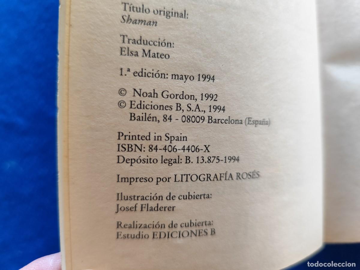 Libros de segunda mano: CHAM&Aacute;N Noah Gordon Ediciones B, S.A. 1994 - Foto 6