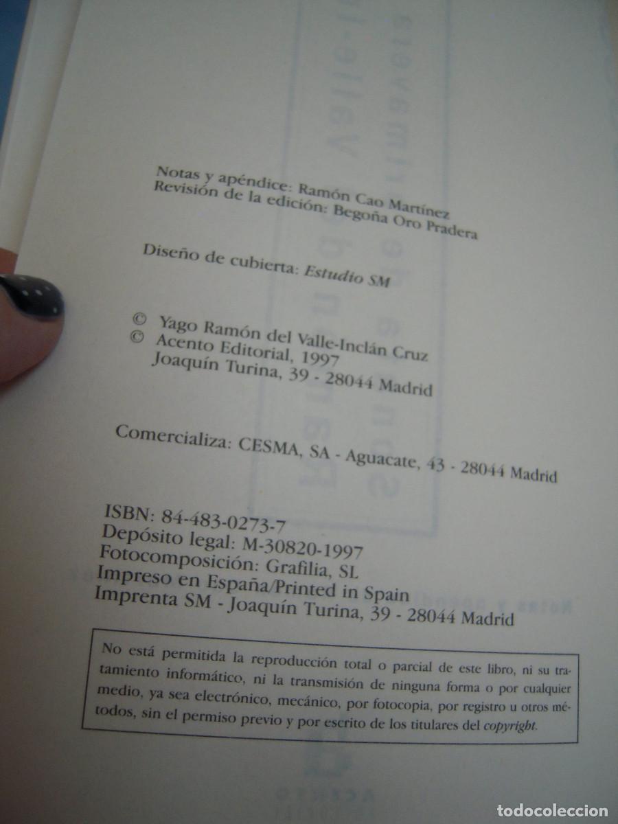 Libros de segunda mano: Sonata de primavera Ram&oacute;n del Valle-Incl&aacute;n - Foto 4