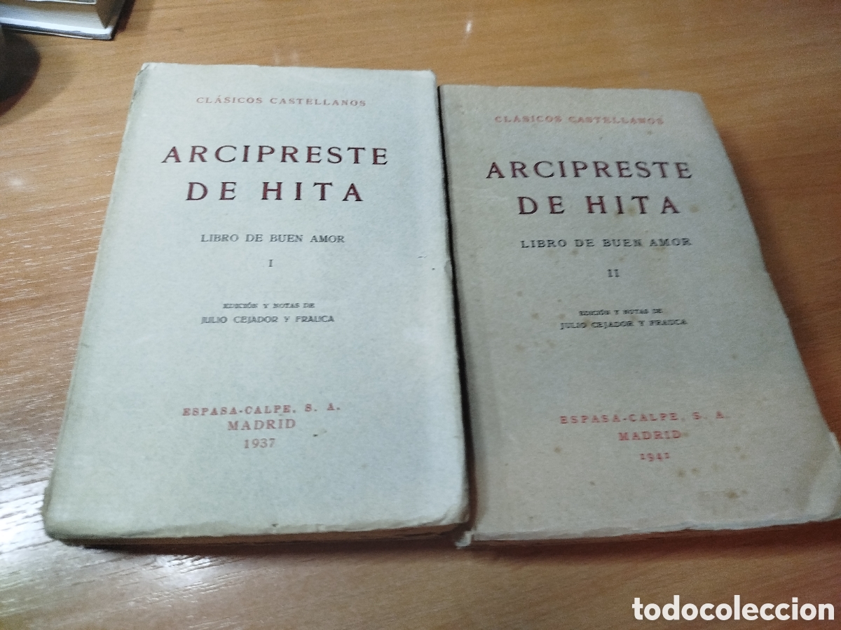 Libri di seconda mano: Arcipreste de Hita. Libro de buen amor. Julio Cejador. 1937. 1941