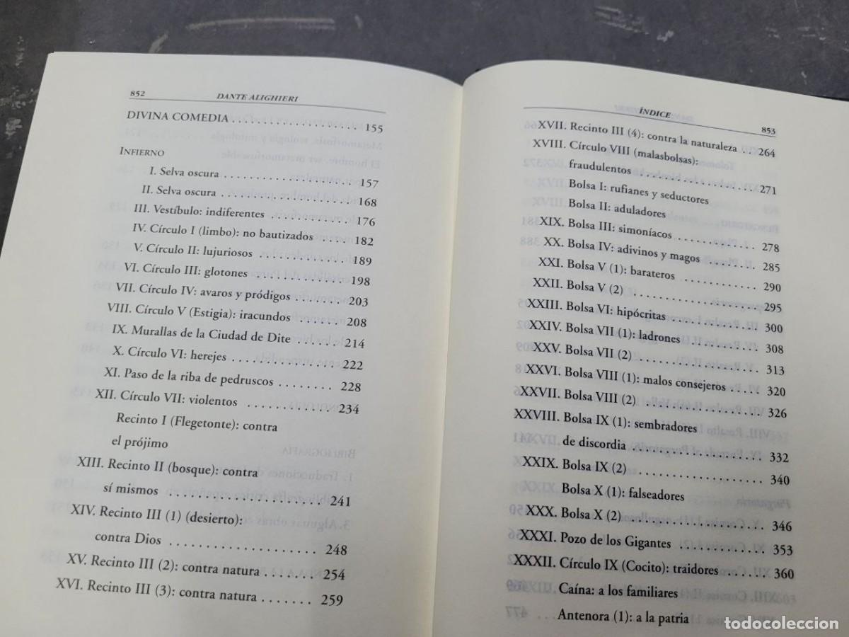 Libros de segunda mano: 2004. OBRAS COMPLETAS. DANTE. TOMO I - Foto 4