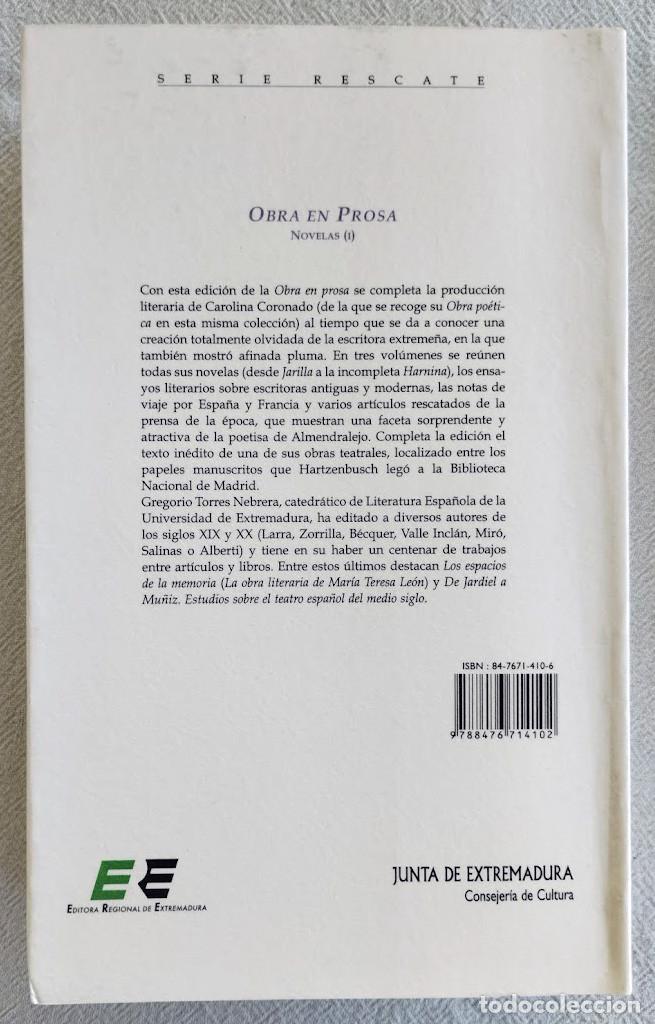 Libros de segunda mano: Obra en prosa (3 vols.). - CORONADO, Carolina.- - Foto 5