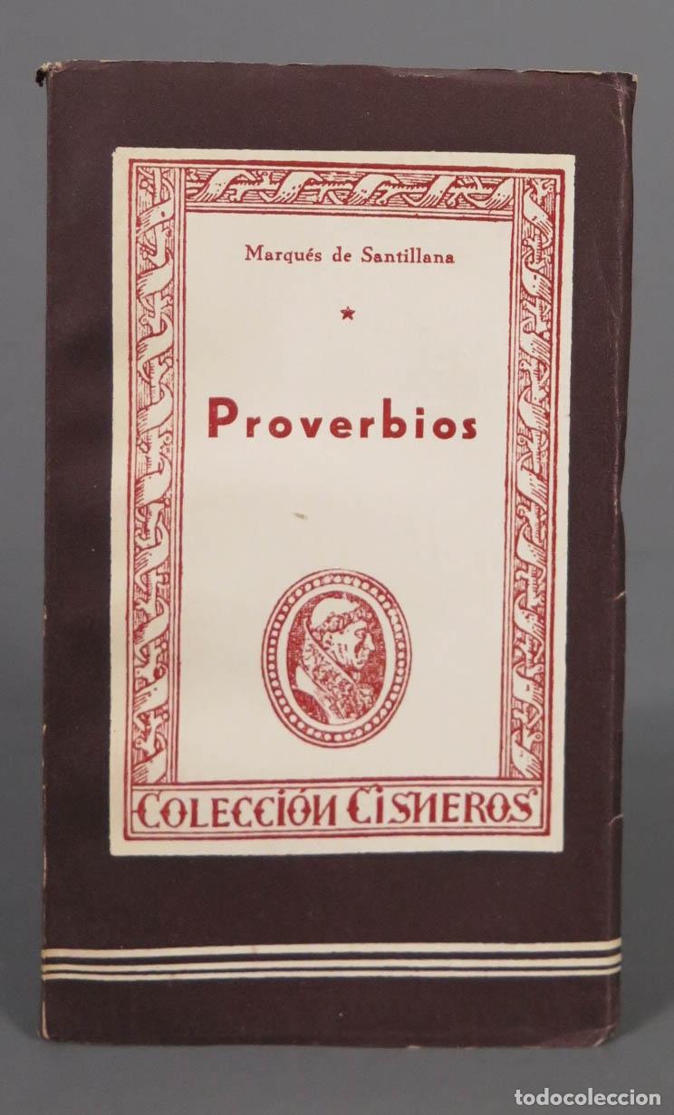 Libros de segunda mano: PROVERBIOS MARQUES DE SANTILLANA. ATLAS - Foto 1