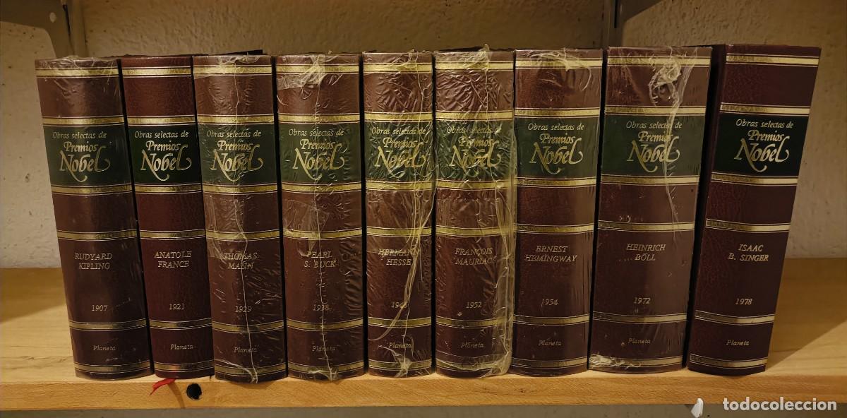 Libri di seconda mano: Colecci&oacute;n de 9 vol&uacute;menes de la serie &rdquo;Obras selectas de Premios Nobel&rdquo;, editada por Planeta