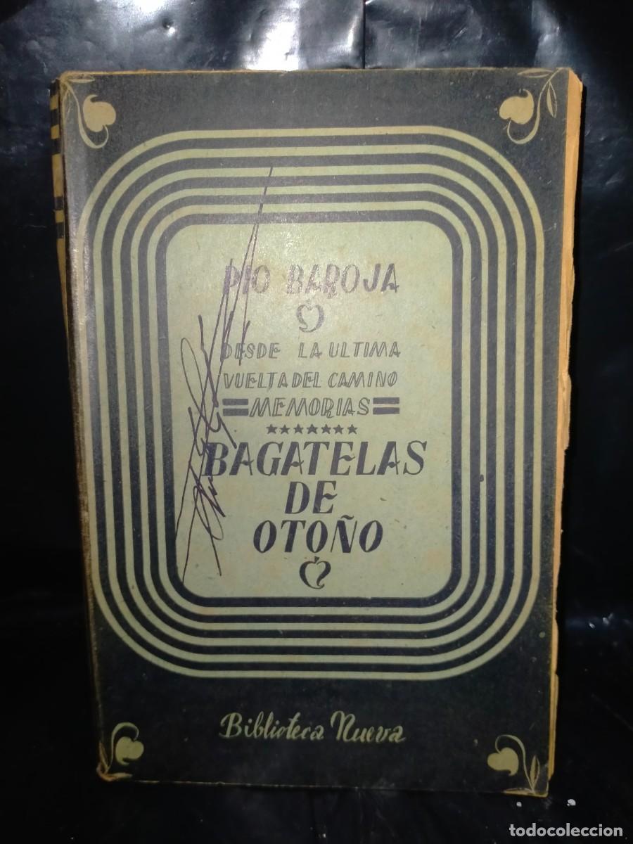 Libros de segunda mano: PIO BAROJA. BAGATELAS DE OTO&Ntilde;O . BIBLIOTECA NUEVA - Foto 1