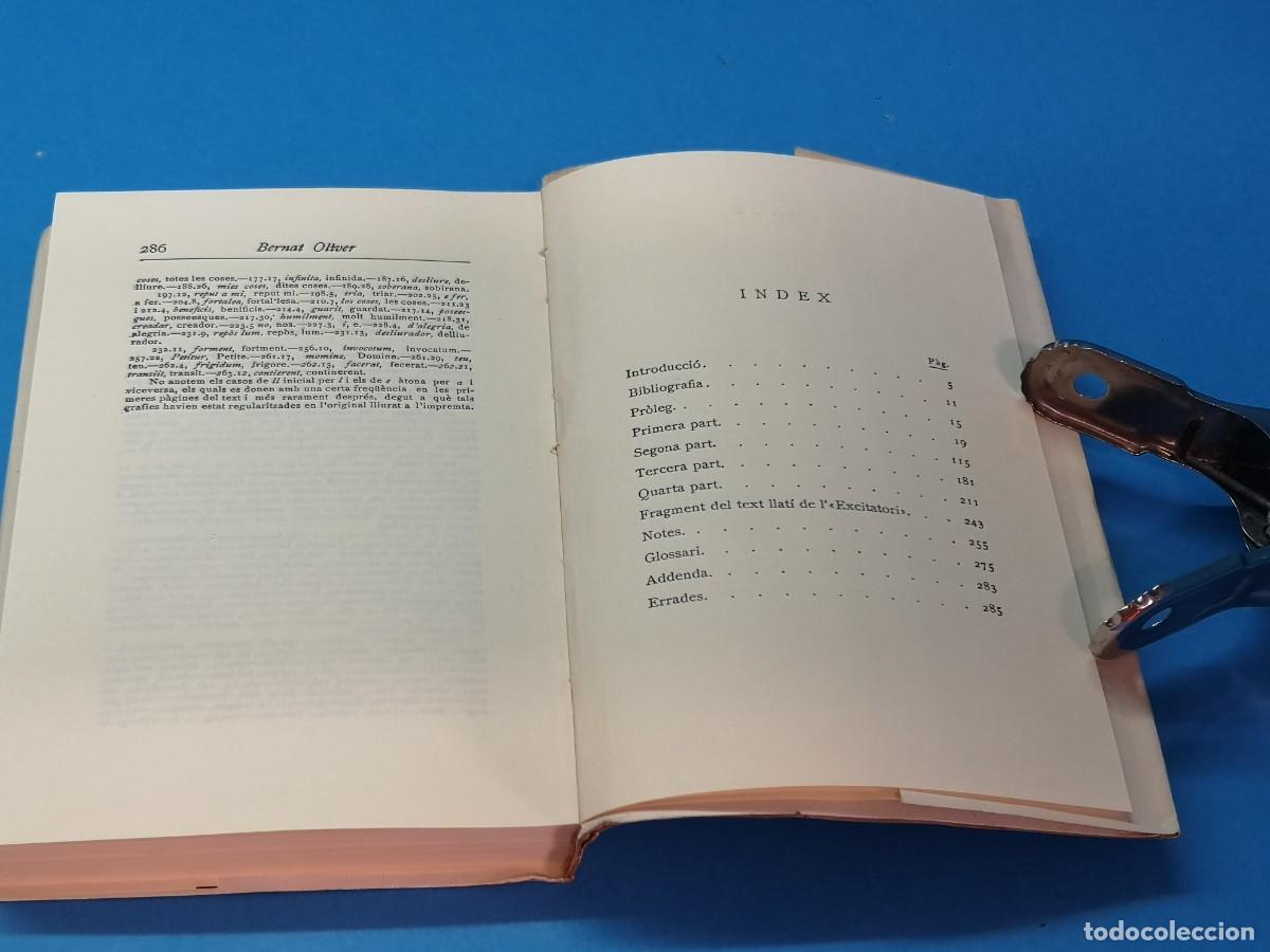 Libros de segunda mano: Excitatori de la pensa a D&eacute;u.- Bernat Oliver - Foto 3