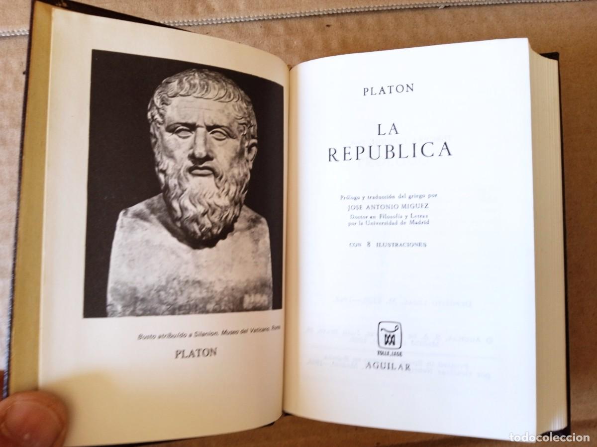 Libros de segunda mano: Libro antiguo Plat&oacute;n La Rep&uacute;blica de la Colecci&oacute;n Joya Aguilar - Foto 2
