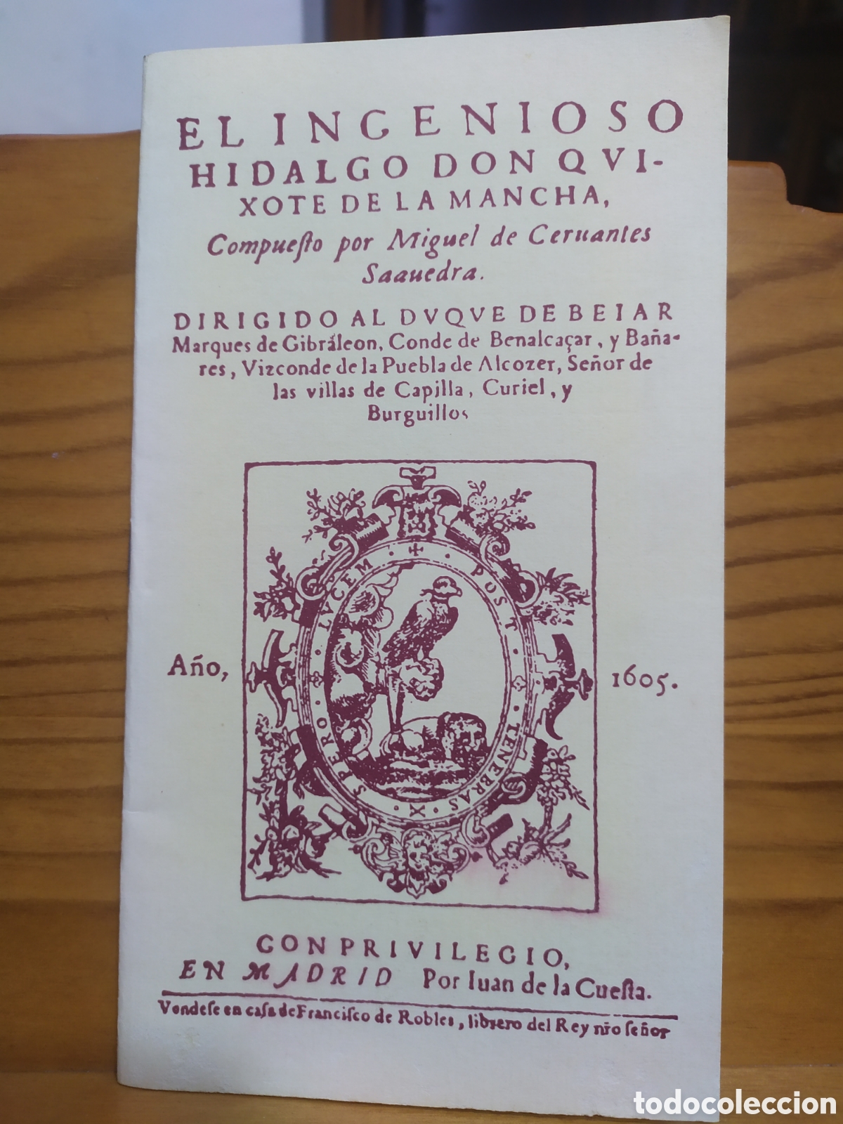 Libros de segunda mano: Mairena del Aljarafe: Primera lectura del Quijote a&ntilde;o 2000 - Edici&oacute;n del pr&oacute;logo, limitada 300 ej.