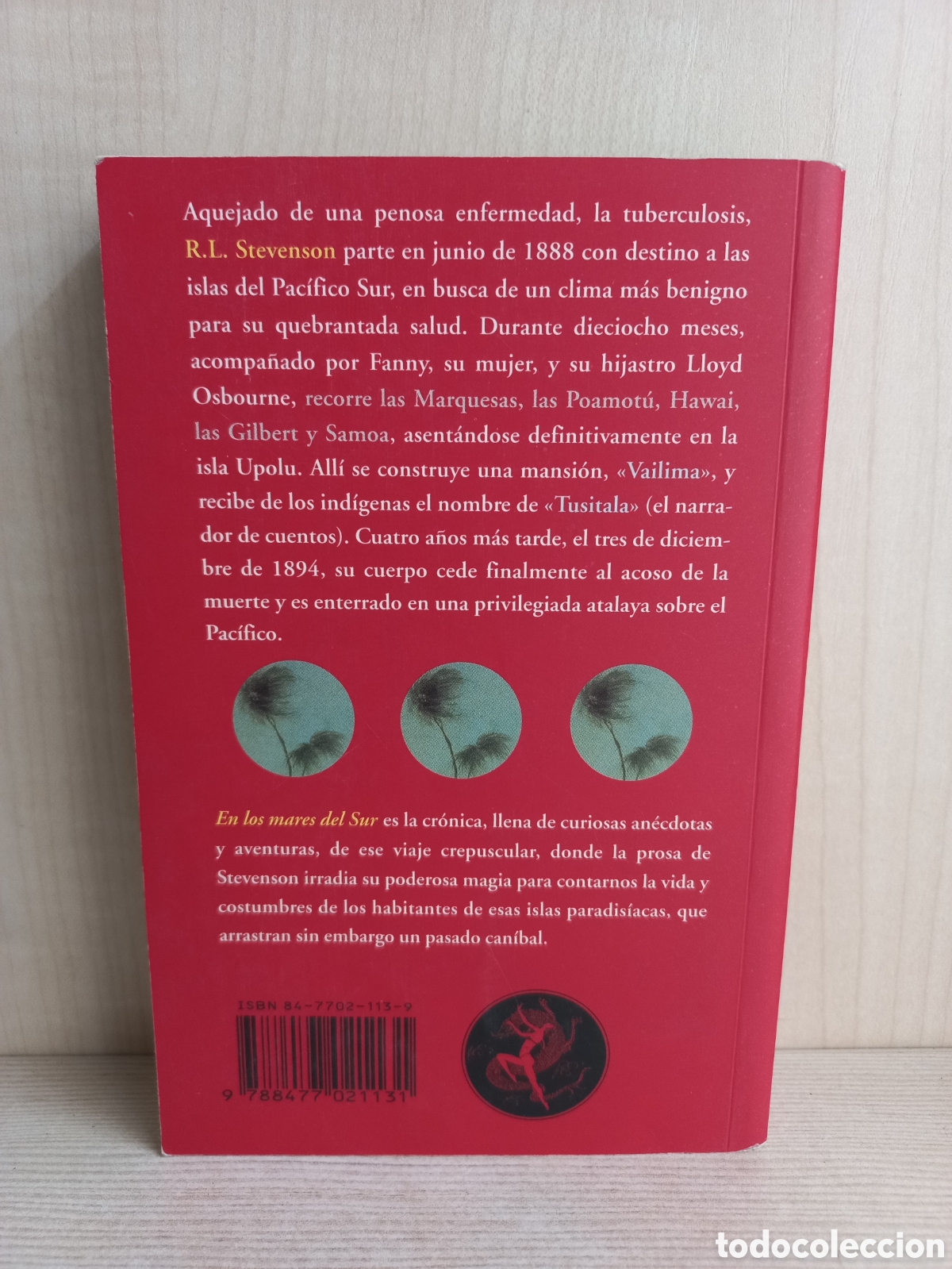 Libros de segunda mano: En los mares del sur. Robert Louis Stevenson. Valdemar Diogenes, 2003. - Foto 3