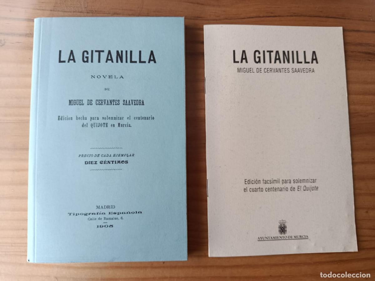 Libros de segunda mano: La gitanilla - Miguel de Cervantes (Ed. facsimil. de la edici&oacute;n de 1905) - Foto 1