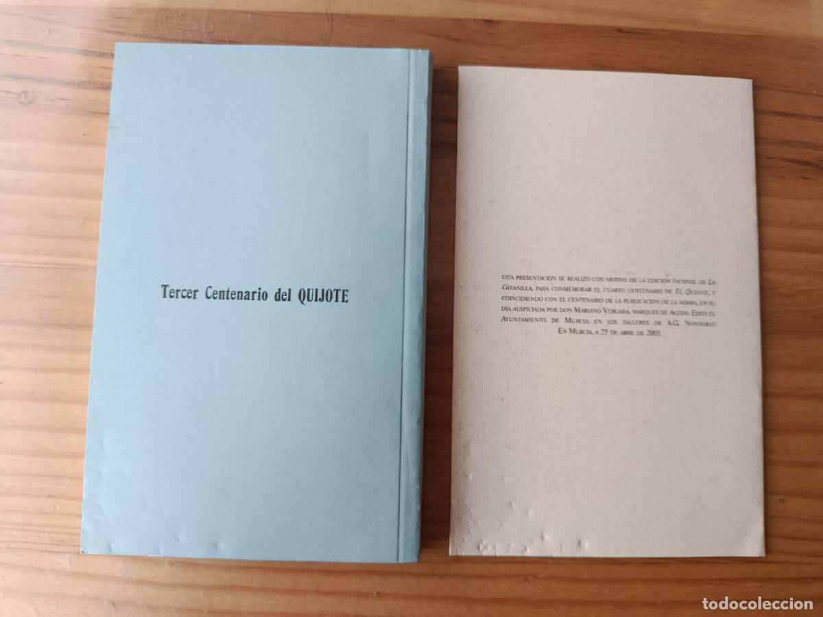 Libros de segunda mano: La gitanilla - Miguel de Cervantes (Ed. facsimil. de la edici&oacute;n de 1905) - Foto 2