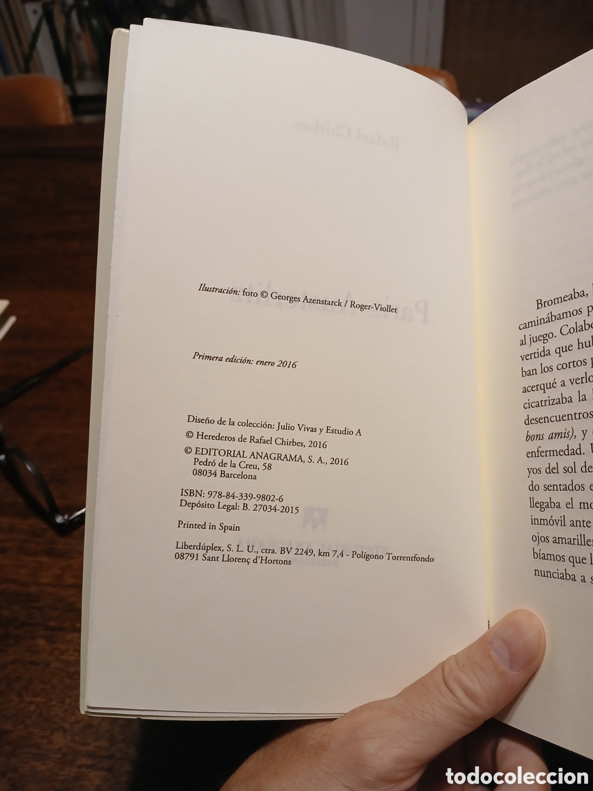 Libros de segunda mano: Par&iacute;s-Austerlitz, Rafael Chirbes (primera edici&oacute;n) - Foto 3