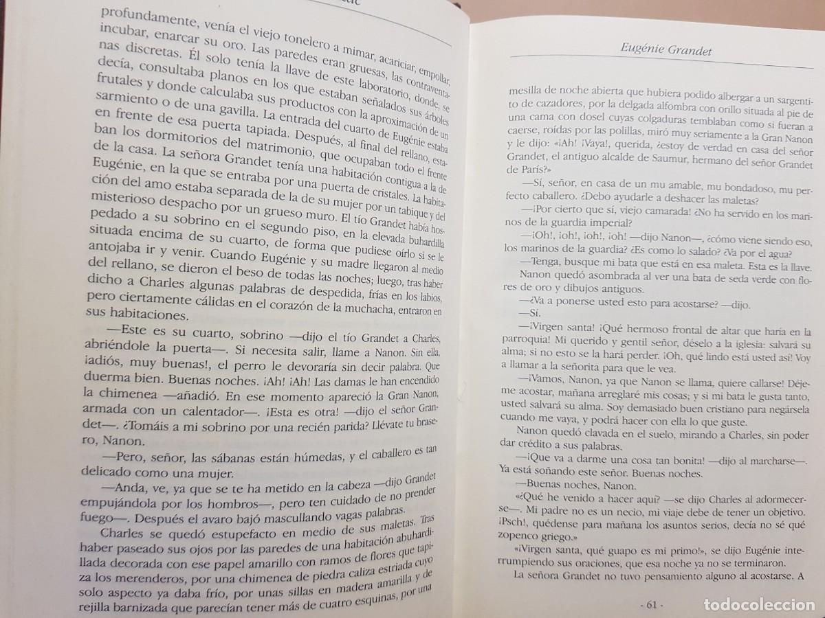 Libros de segunda mano: HONOR&Eacute; DE BALZAC - OBRAS - ED. LUJO - ED.ESPASA - A&Ntilde;O 1997 - Foto 7