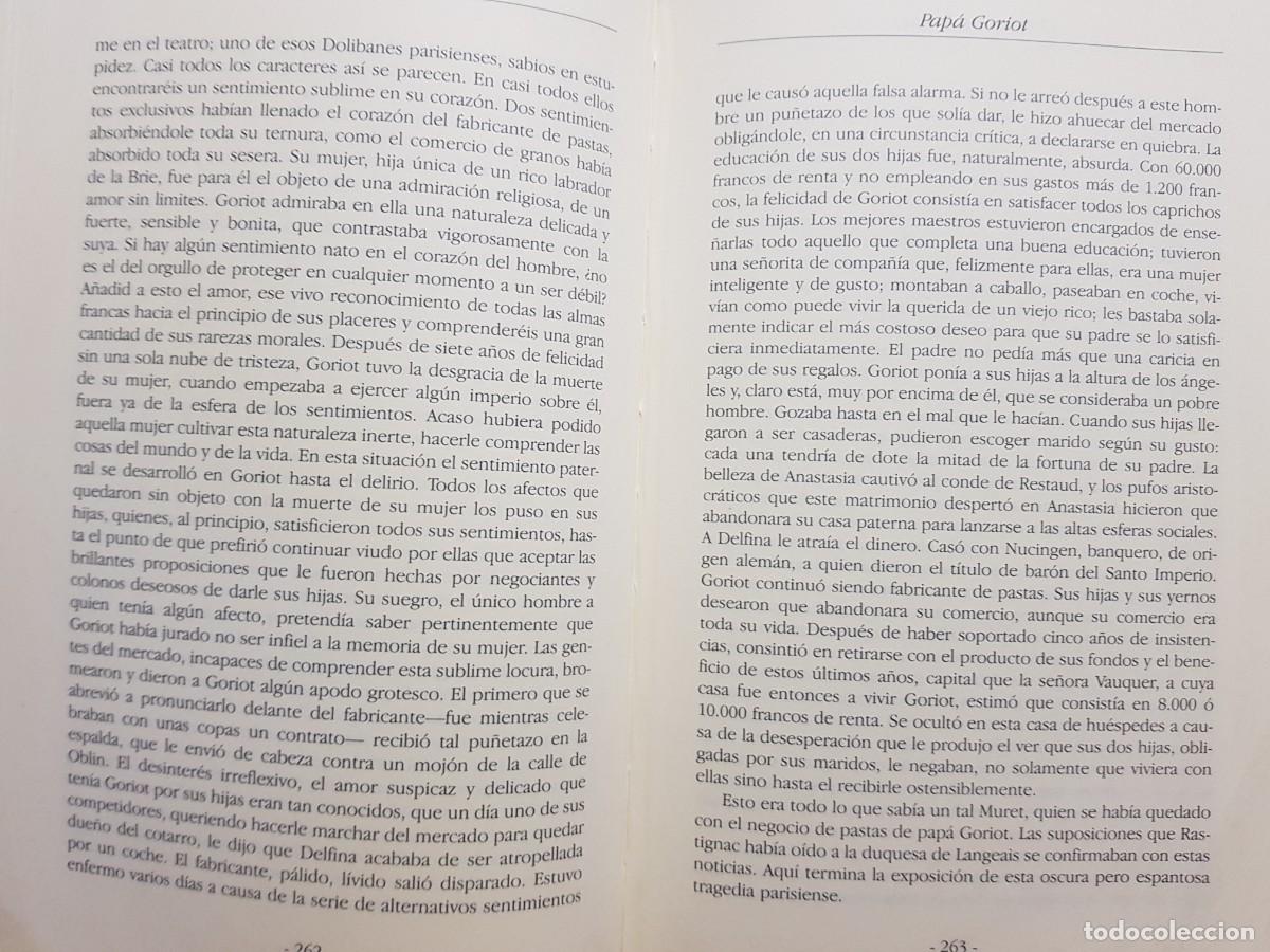 Libros de segunda mano: HONOR&Eacute; DE BALZAC - OBRAS - ED. LUJO - ED.ESPASA - A&Ntilde;O 1997 - Foto 12
