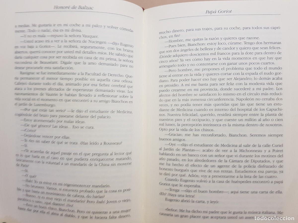 Libros de segunda mano: HONOR&Eacute; DE BALZAC - OBRAS - ED. LUJO - ED.ESPASA - A&Ntilde;O 1997 - Foto 13