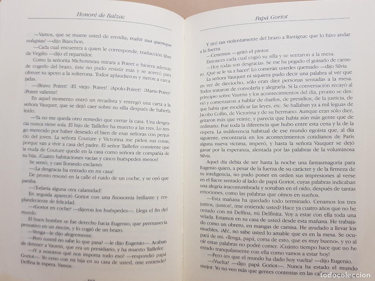Libros de segunda mano: HONOR&Eacute; DE BALZAC - OBRAS - ED. LUJO - ED.ESPASA - A&Ntilde;O 1997 - Foto 14
