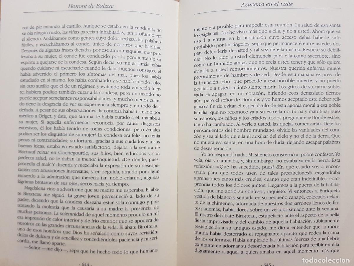 Libros de segunda mano: HONOR&Eacute; DE BALZAC - OBRAS - ED. LUJO - ED.ESPASA - A&Ntilde;O 1997 - Foto 18