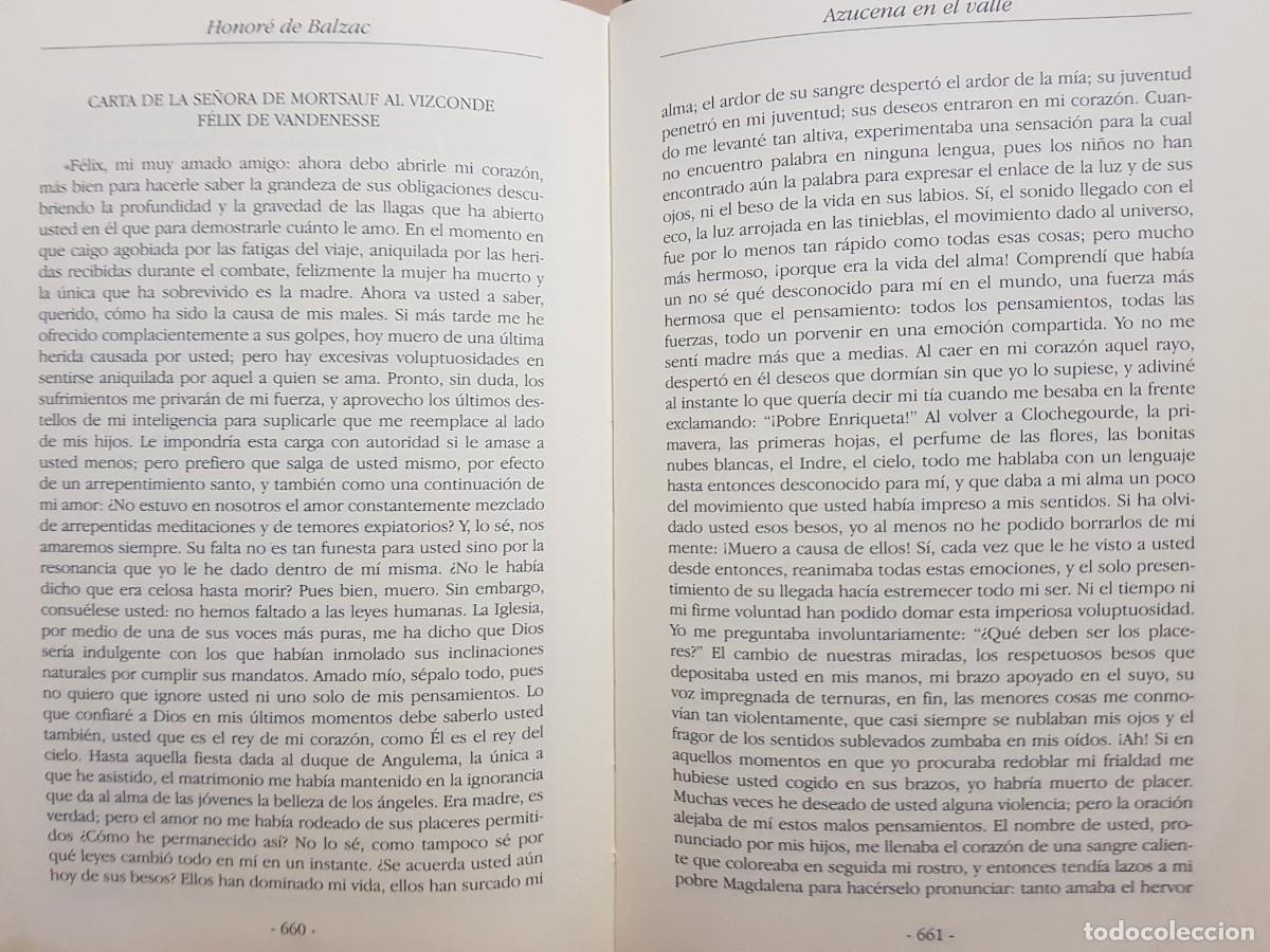 Libros de segunda mano: HONOR&Eacute; DE BALZAC - OBRAS - ED. LUJO - ED.ESPASA - A&Ntilde;O 1997 - Foto 19