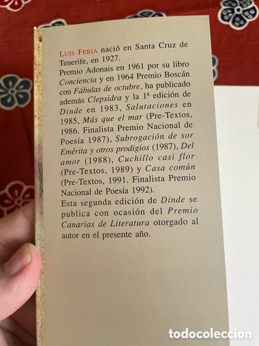 Libros de segunda mano: DINDE. Libro de LUIS FERIA - Foto 5