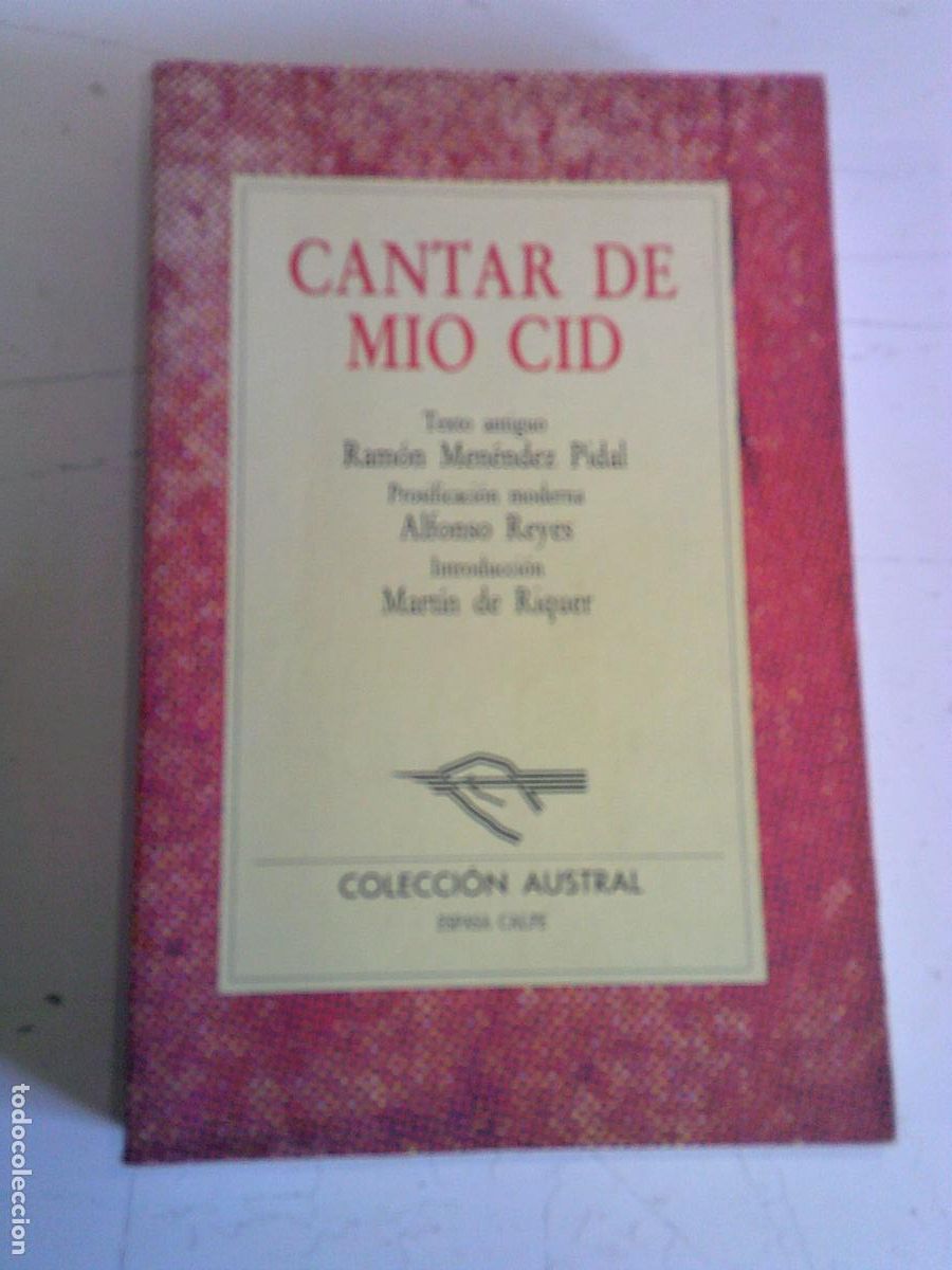 Libros de segunda mano: Cantar de mio Cid Colecci&oacute;n Austral - Foto 1