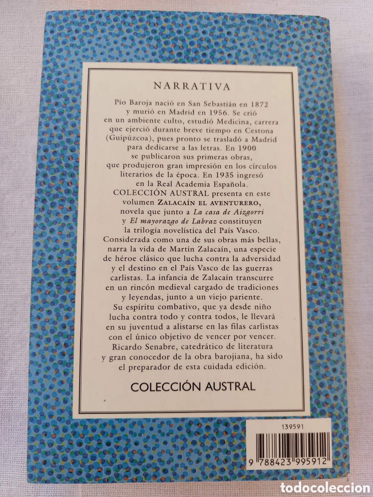 Libros de segunda mano: Zalaca&iacute;n el aventurero, de P&iacute;o Baroja - Foto 2
