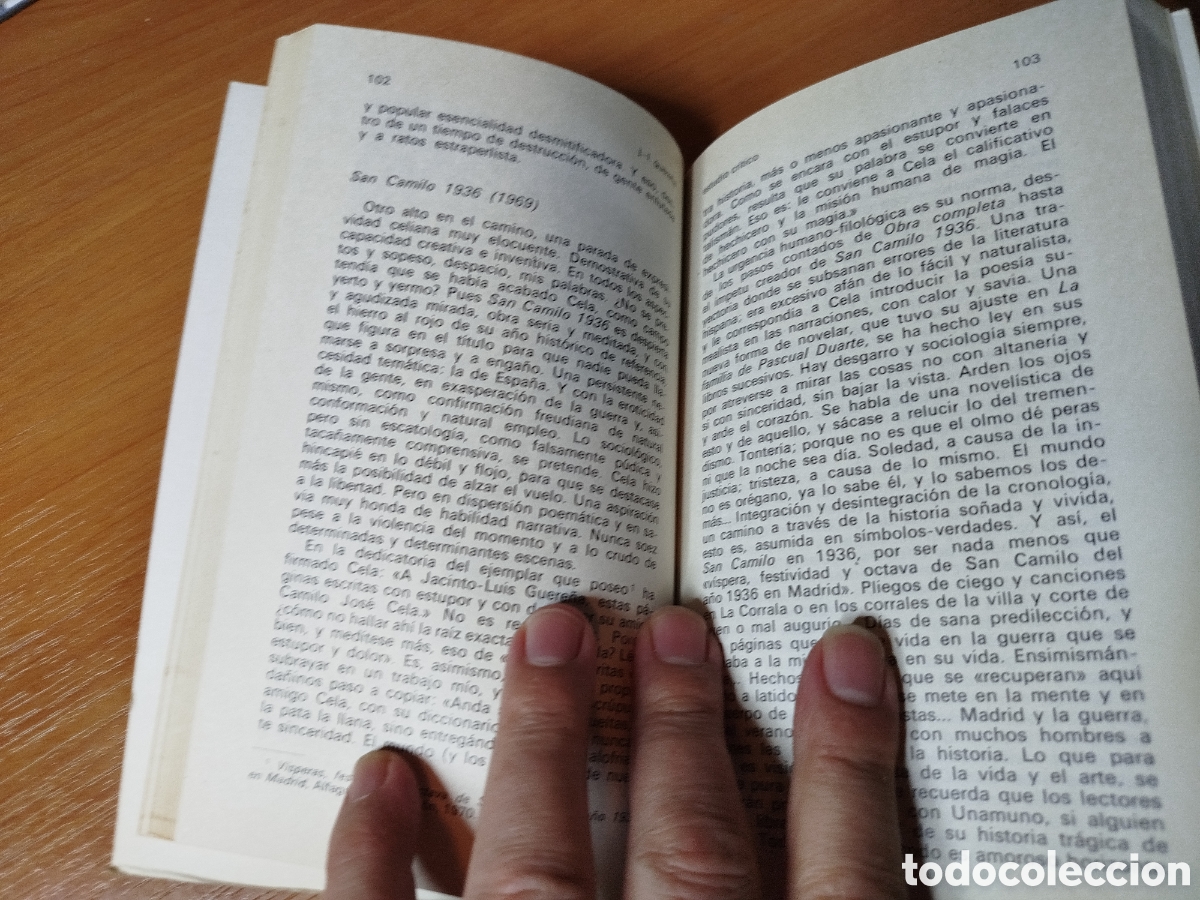 Libros de segunda mano: Prosa. Camilo Jos&eacute; celo. Jacinto Luis guere&ntilde;a. - Foto 3