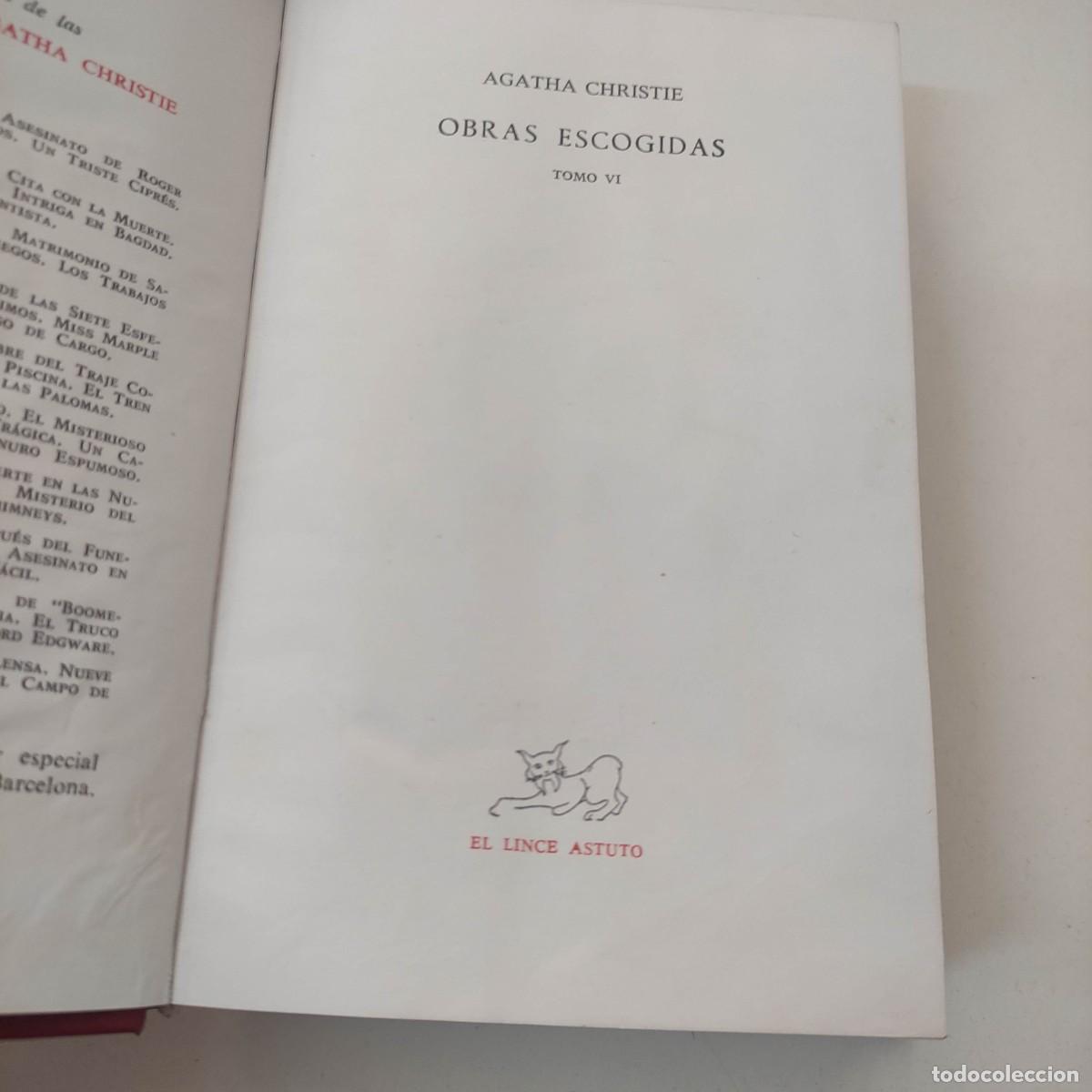 Libros de segunda mano: AGATHA CHRISTIE, OBRAS ESCOGIDAS - Foto 3