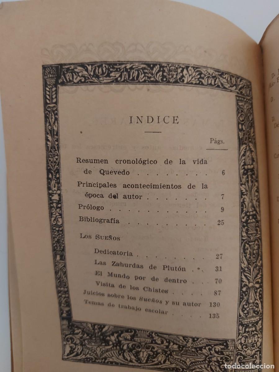 Libros de segunda mano: Francisco de Quevedo. Los Sue&ntilde;os. Cl&aacute;sicos Ebro.1&ordf; Edici&oacute;n 1943 - Foto 7