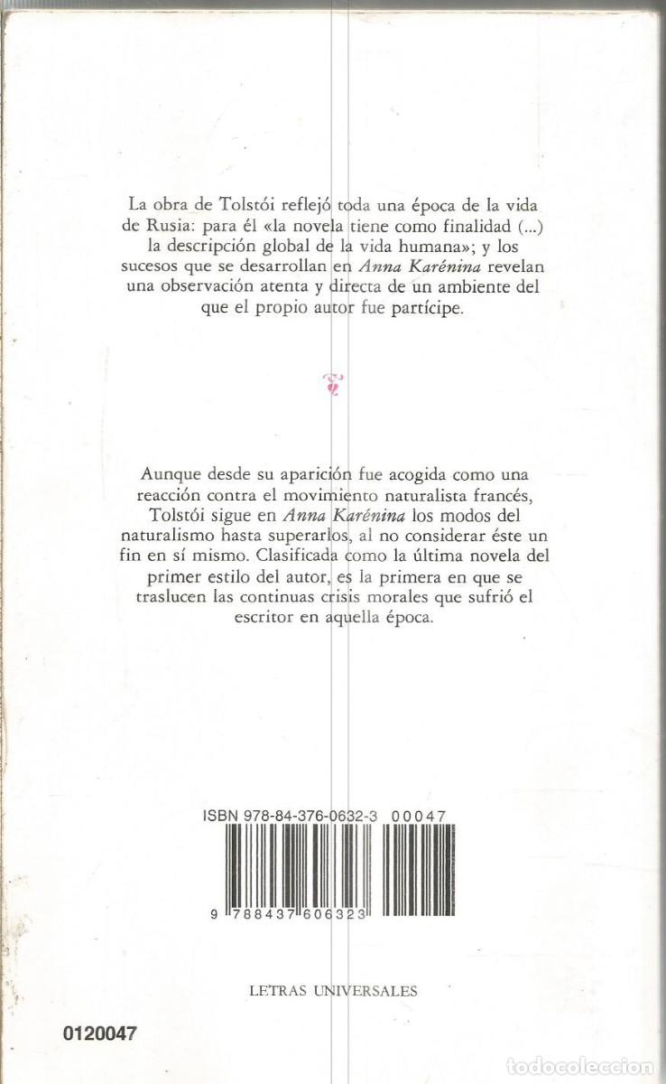 Libros de segunda mano: LEV TOLSTOI. ANNA KARENINA. CATEDRA - Foto 2