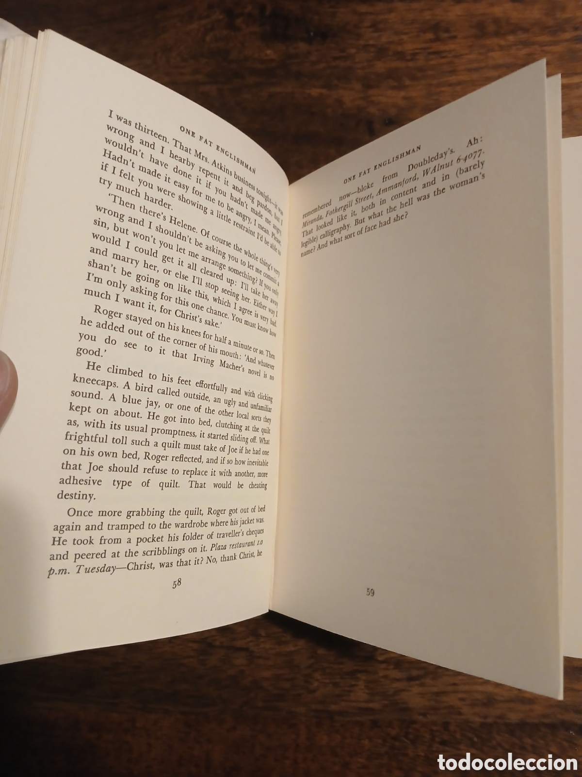Libros de segunda mano: One Fat Englishman, Kingsley Amis - Foto 3