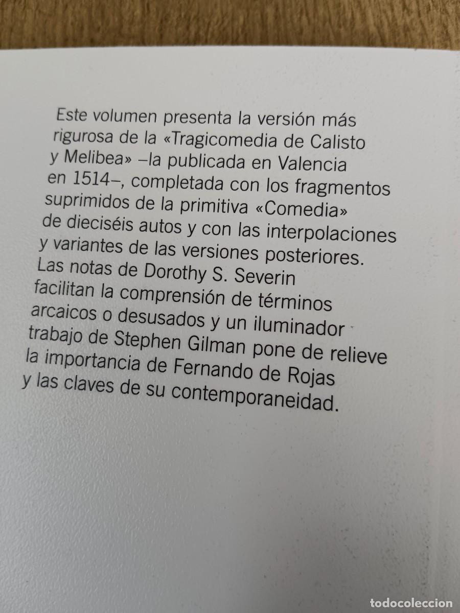 Libros de segunda mano: LA CELESTINA FERNANDO DE ROJAS - Foto 4