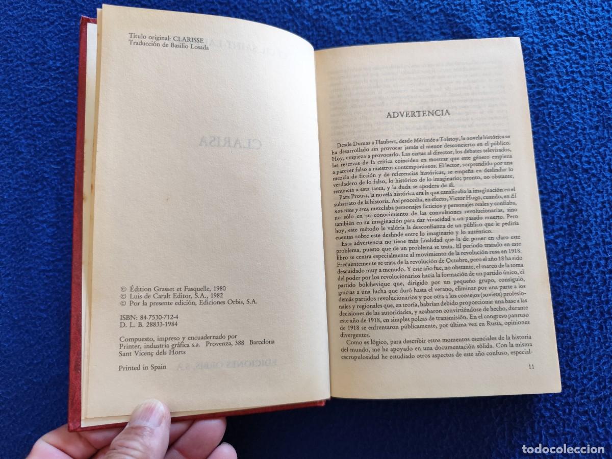 Libros de segunda mano: CLARISA Cecil Sain-Laurent Ediciones Orbis 1984 - Foto 7