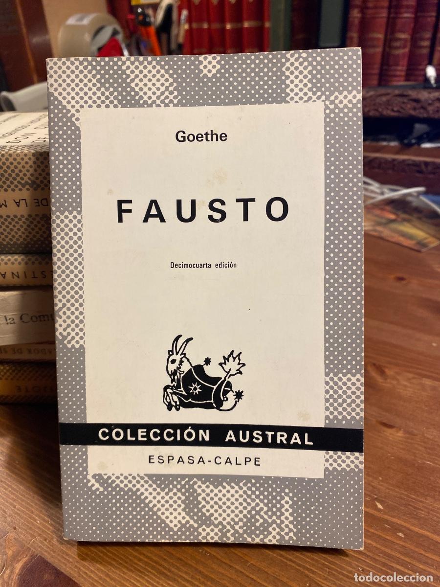 Libros de segunda mano: FAUSTO GOETHE COLECCION AUSTRAL 608 . - Foto 1