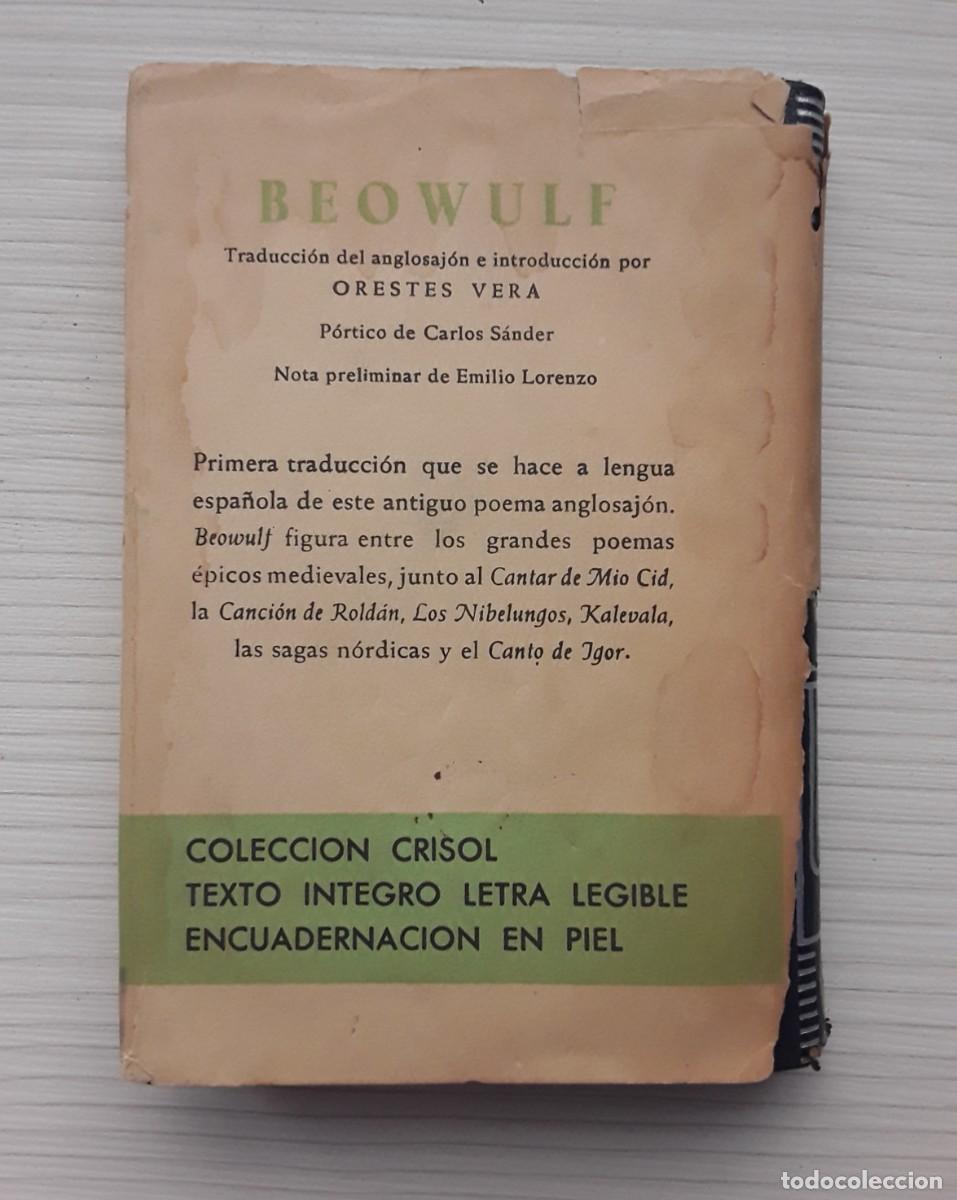 Libros de segunda mano: BEOWULF. COLECCI&Oacute;N CRISOL. AGUILAR. - Foto 5