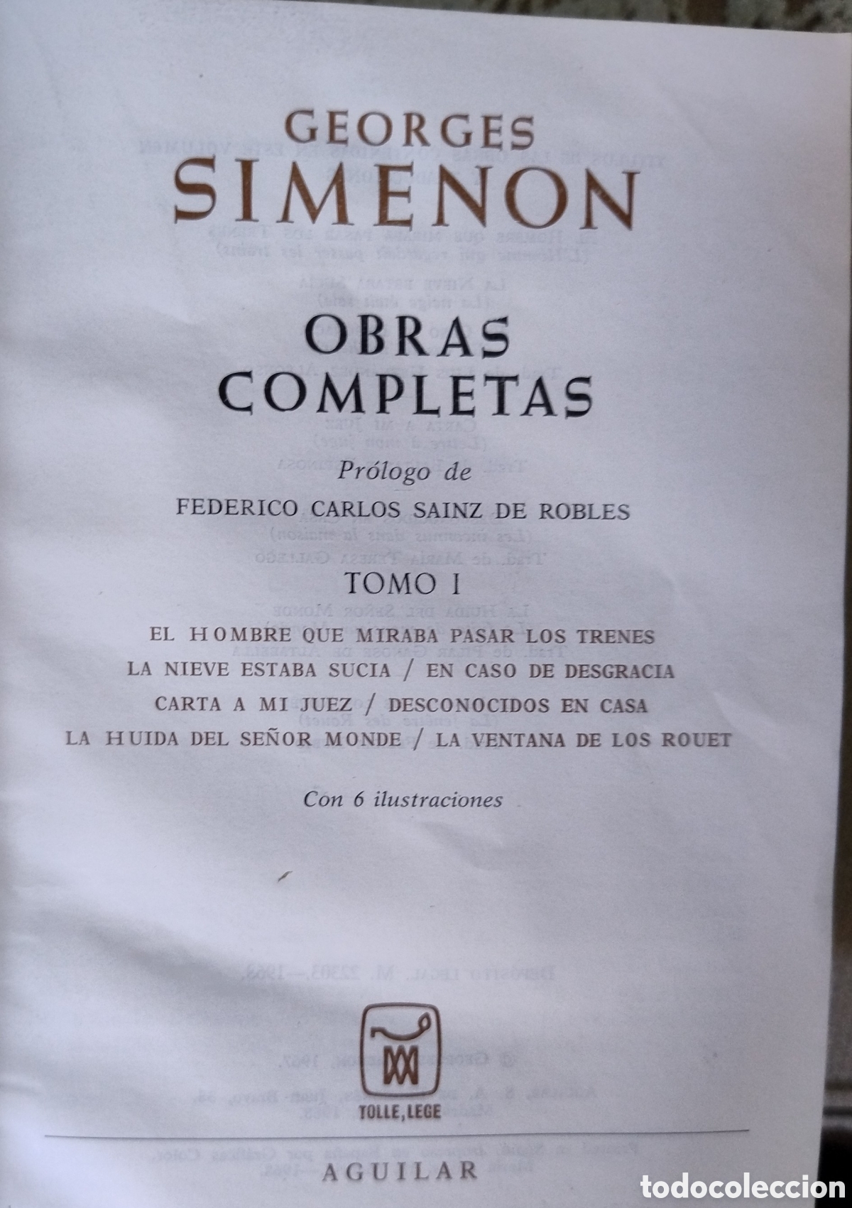 Libros de segunda mano: GEORGES SIMENON. OBRAS COMPLETAS VOL. I Y II - Foto 2