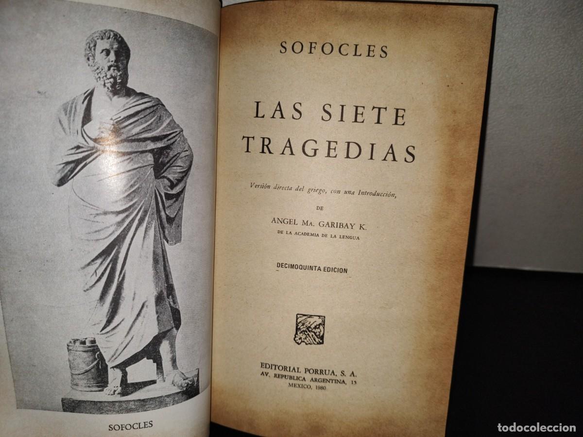Libros de segunda mano: 157- S&Oacute;FOCLES. LAS SIETE TRAGEDIAS - EDITORIAL PORR&Uacute;A, 1980 - Foto 3