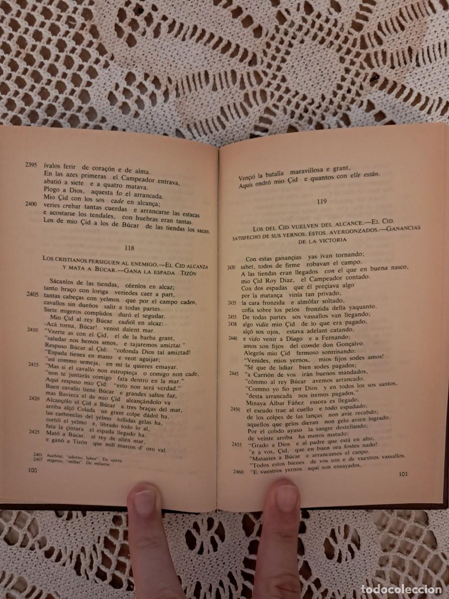 Libros de segunda mano: Cantar de M&iacute;o Cid Historia universal de la literatura - Foto 4