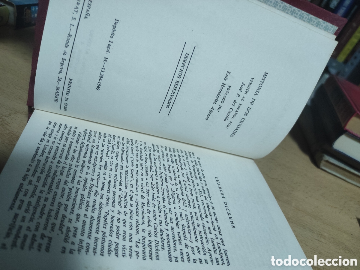 Libros de segunda mano: Historia de dos ciudades. Charles Dickens - Foto 2