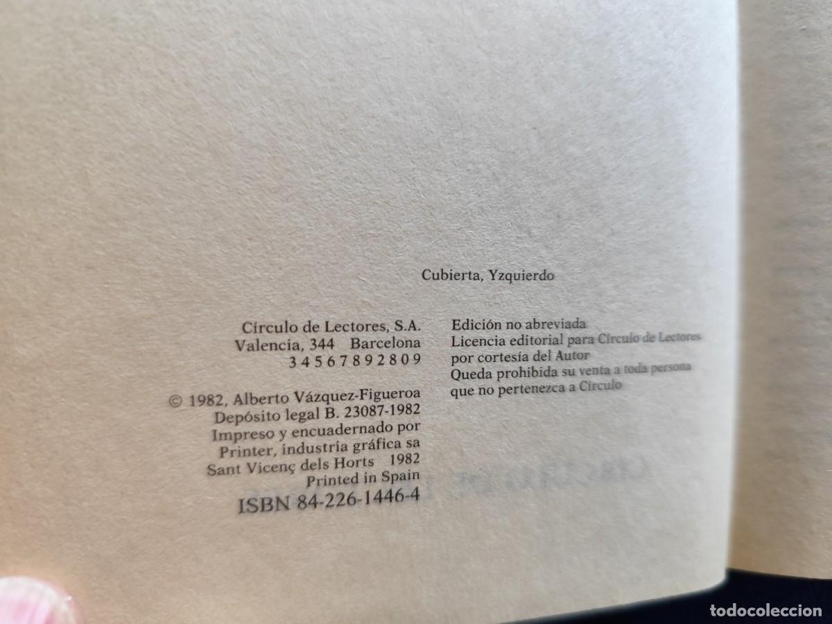 Libros de segunda mano: La Iguana Alberto Vazquez Figueroa C&iacute;rculo de Lectores 1982 - Foto 7