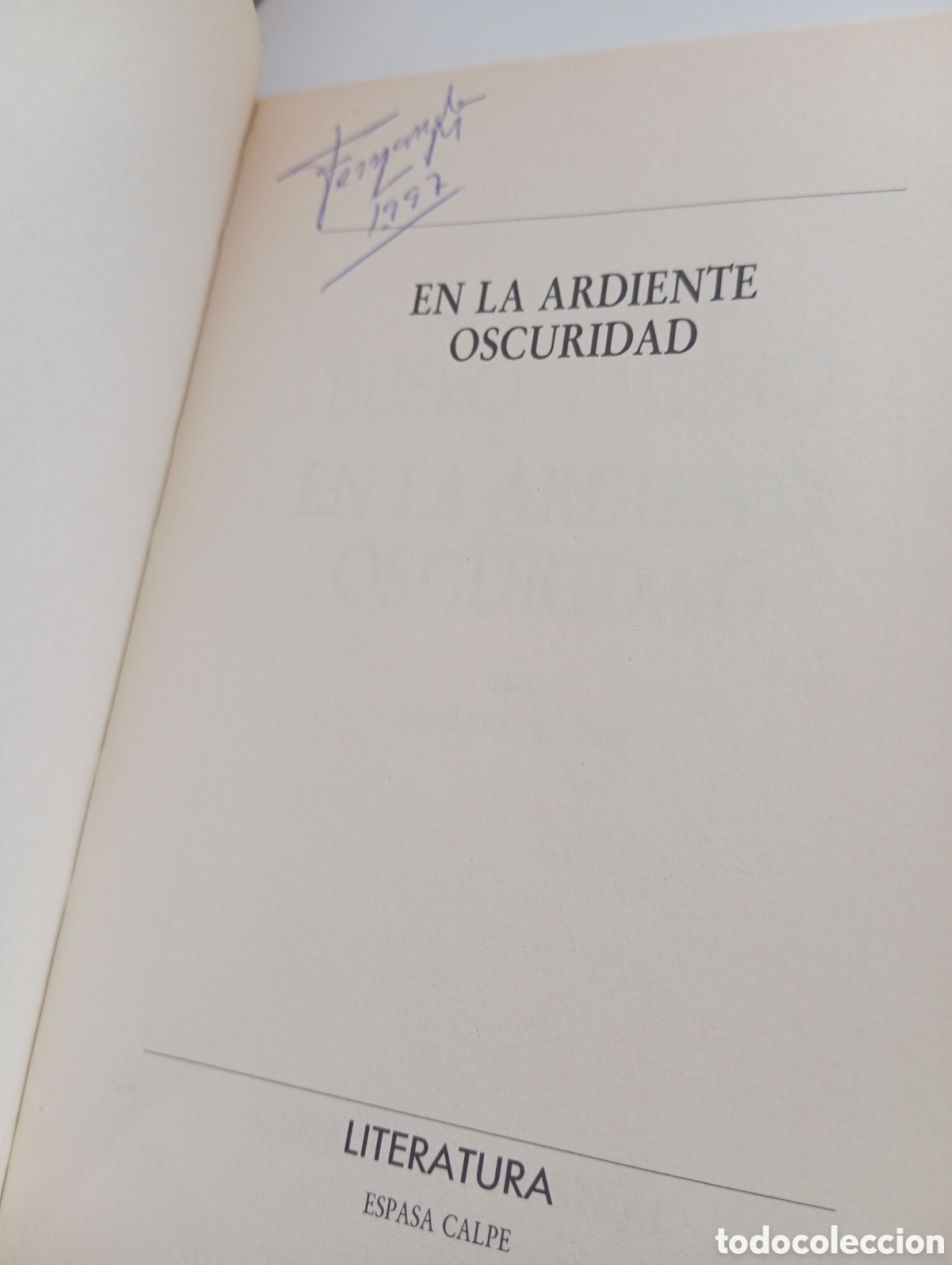 Libros de segunda mano: En la ardiente oscuridad. Antonio Buero Vallejo - Foto 3