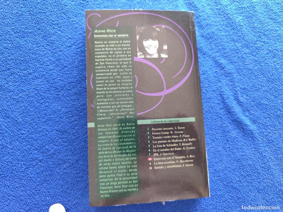 Libros de segunda mano: Entrevista con el Vampiro Anne Rice Ediciones B,S.A. - Foto 3