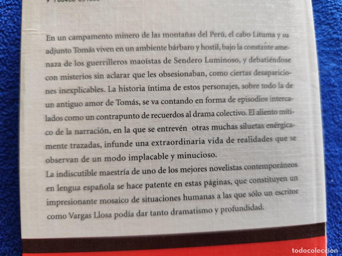 Libros de segunda mano: Lituma en los Andes Mario Vargas Llosa Ed. Planeta 1999 - Foto 4