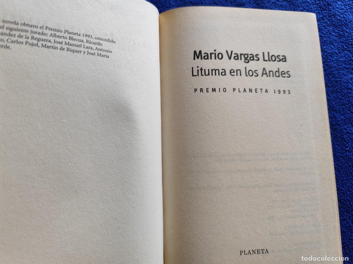 Libros de segunda mano: Lituma en los Andes Mario Vargas Llosa Ed. Planeta 1999 - Foto 5
